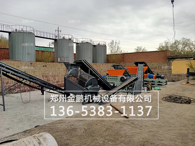 轮胎粉碎生产线在再生橡胶回收项目中 运行图片